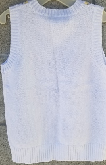 NWT Argyle Pattern V-neck Vest - Picture 2 of 3